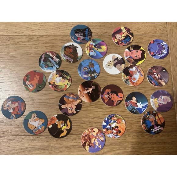 Disney Pogs Board & Traditional Games Different Character 2 Player - Picture 1 of 8